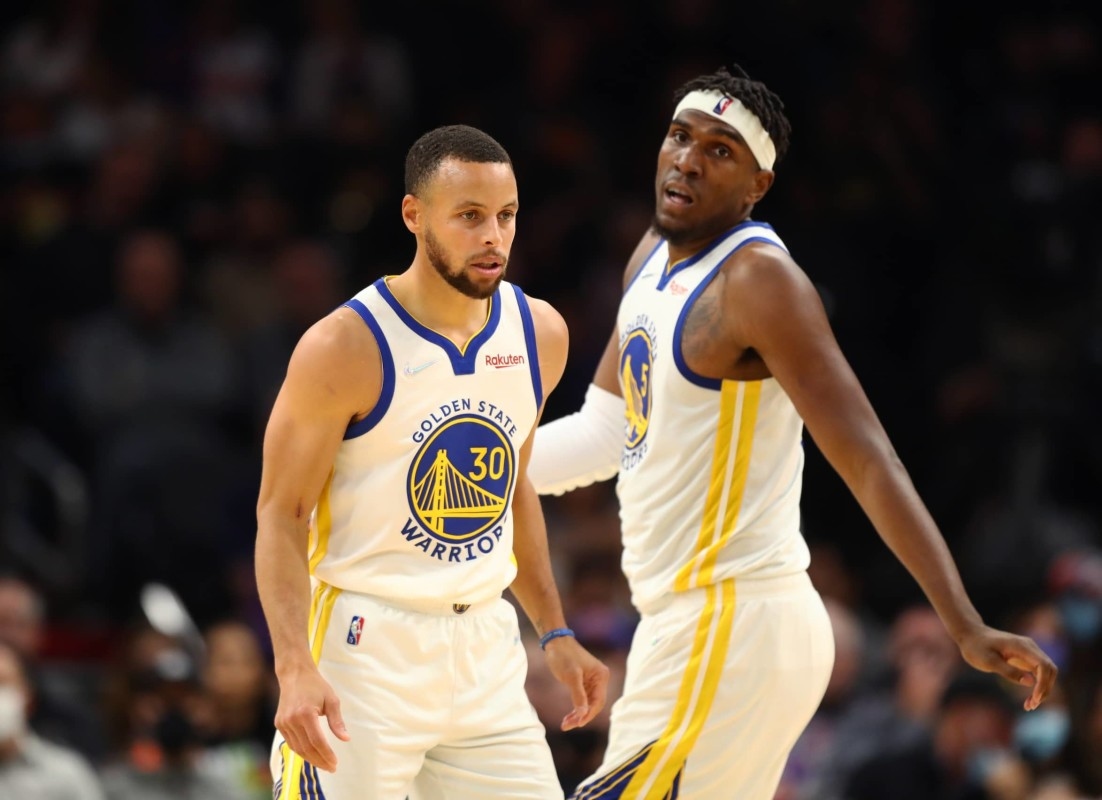 Stephen Curry Reacts As Three-Time NBA Champion Kevon Looney Bids Farewell To Warriors