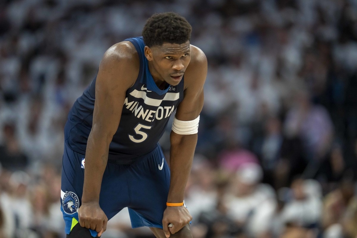 Anthony Edwards Stayed Up Watching Film Until 3:00 AM After Game 1 Loss