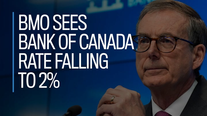 BMO sees Bank of Canada rate falling to 2%