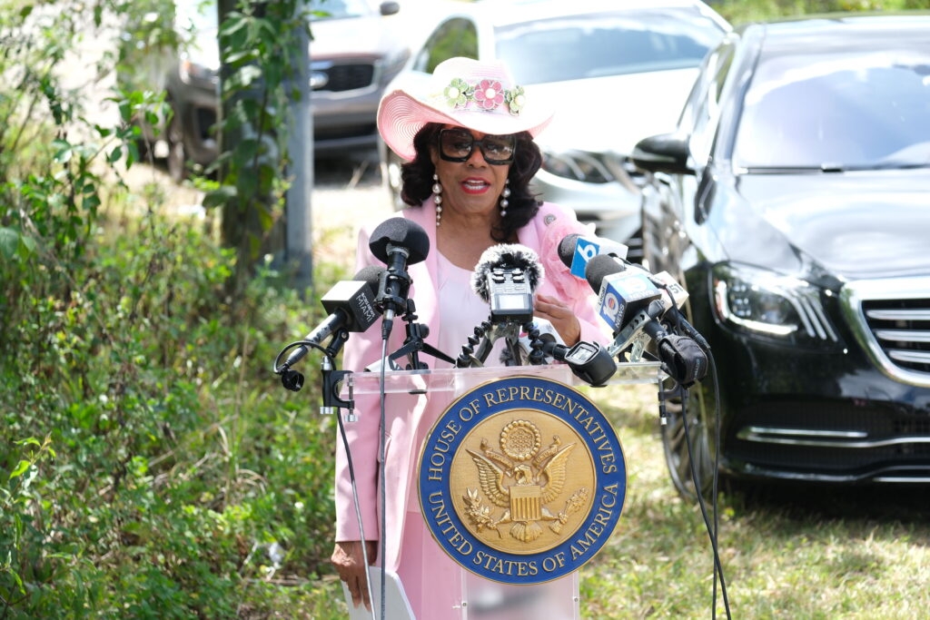 South Florida U.S. Rep. Wilson reports a ‘tent city' at Miami ICE detention center