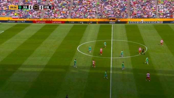 WATCH: Atletico Madrid strike early against Seattle Sounders as Pablo Barrios scores
