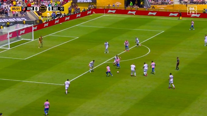 WATCH: Atletico Madrid lead late on against Botafogo as Antoine Griezmann scores