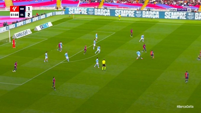 WATCH: Barcelona find quick response after Borja Iglesias completes hat-trick