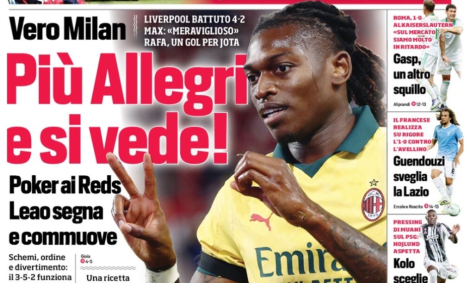 Today's Papers – Leao show, Juventus push for Kolo Muani