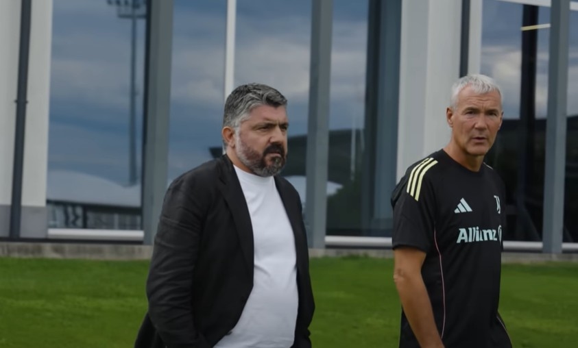 Video: New Italy coach Gattuso visits Juventus alongside club legends