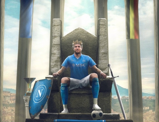 De Bruyne joins Napoli: ‘King Kev is here'