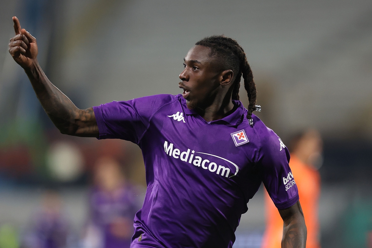 Picture: Kean returns to Fiorentina training for Conference League semis