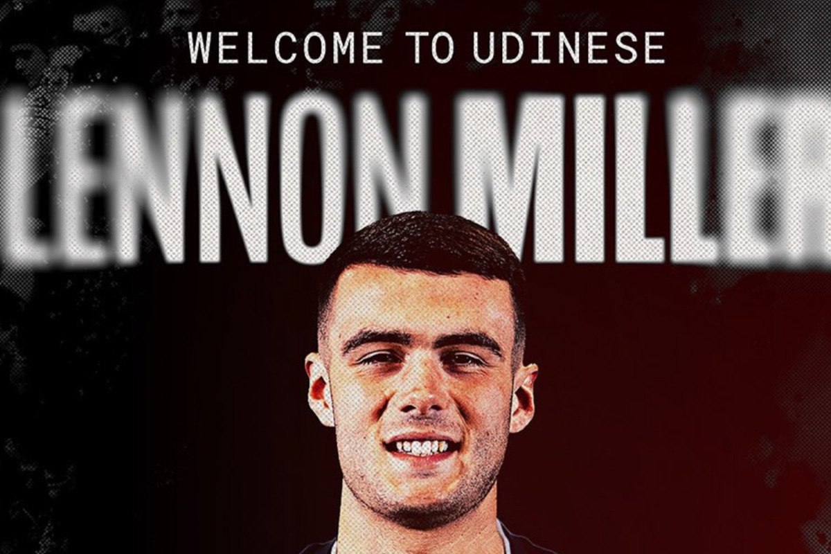 Official: Udinese sign Lennon Miller from Motherwell