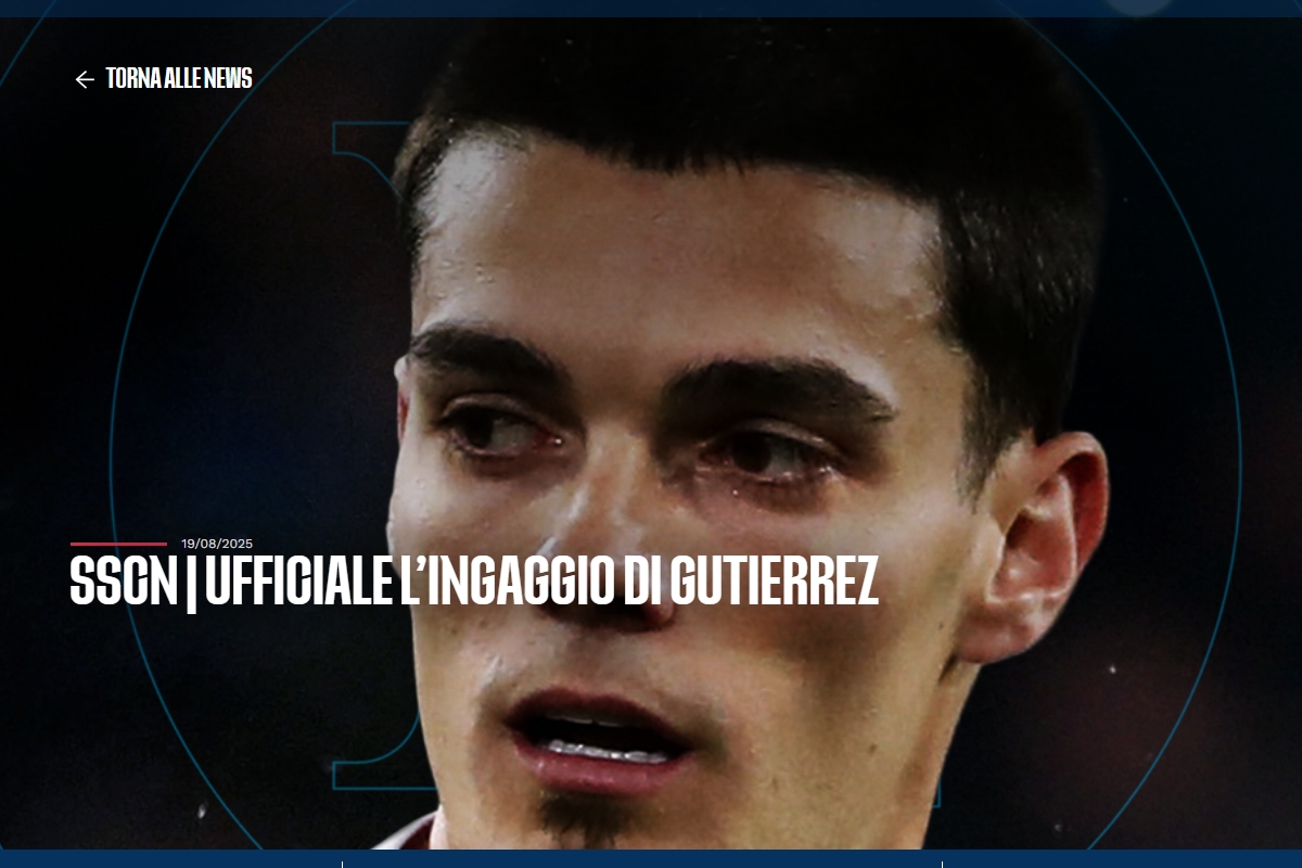 Official: Gutierrez completes Napoli transfer from Girona for 20m