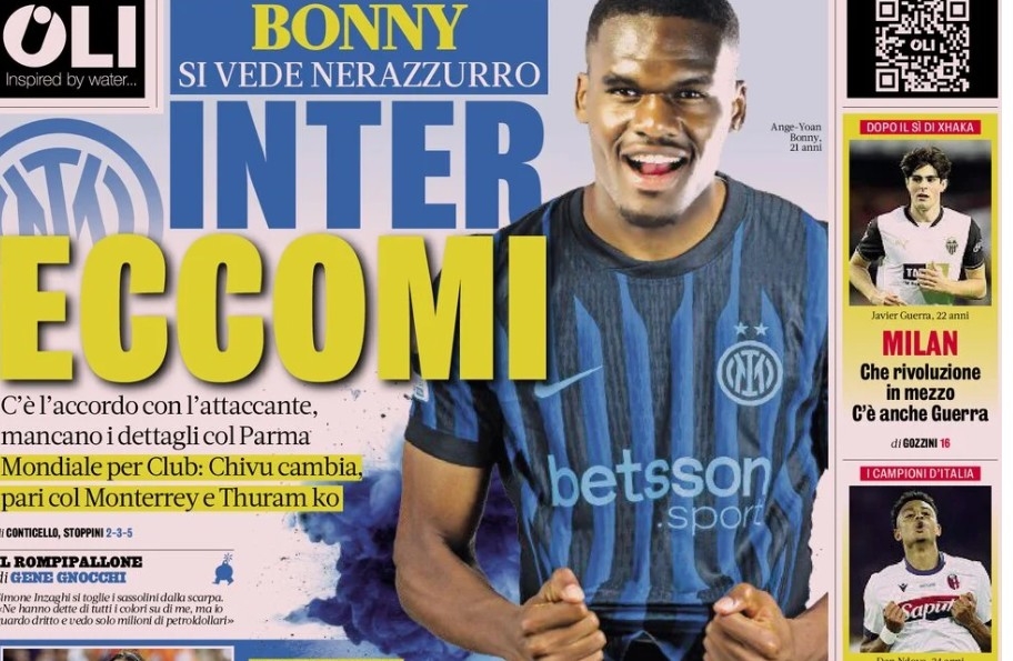 Today's Papers – Bonny wants Inter move, new Juventus target