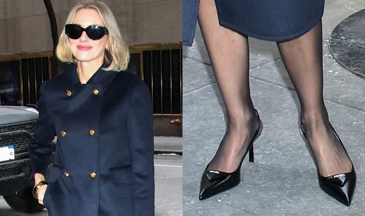 Naomi Watts Proves Slingbacks Trend Is Here to Stay While Promoting New Book ‘Dare I Say It: Everything I Wish I'd Known About Menopause'