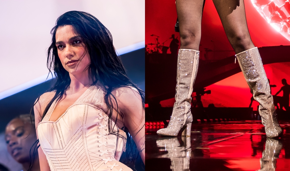 Dua Lipa Takes the Stage in Shiny Rhinestoned Knee-High Booties for Her ‘Radical Optimism' Tour in Australia