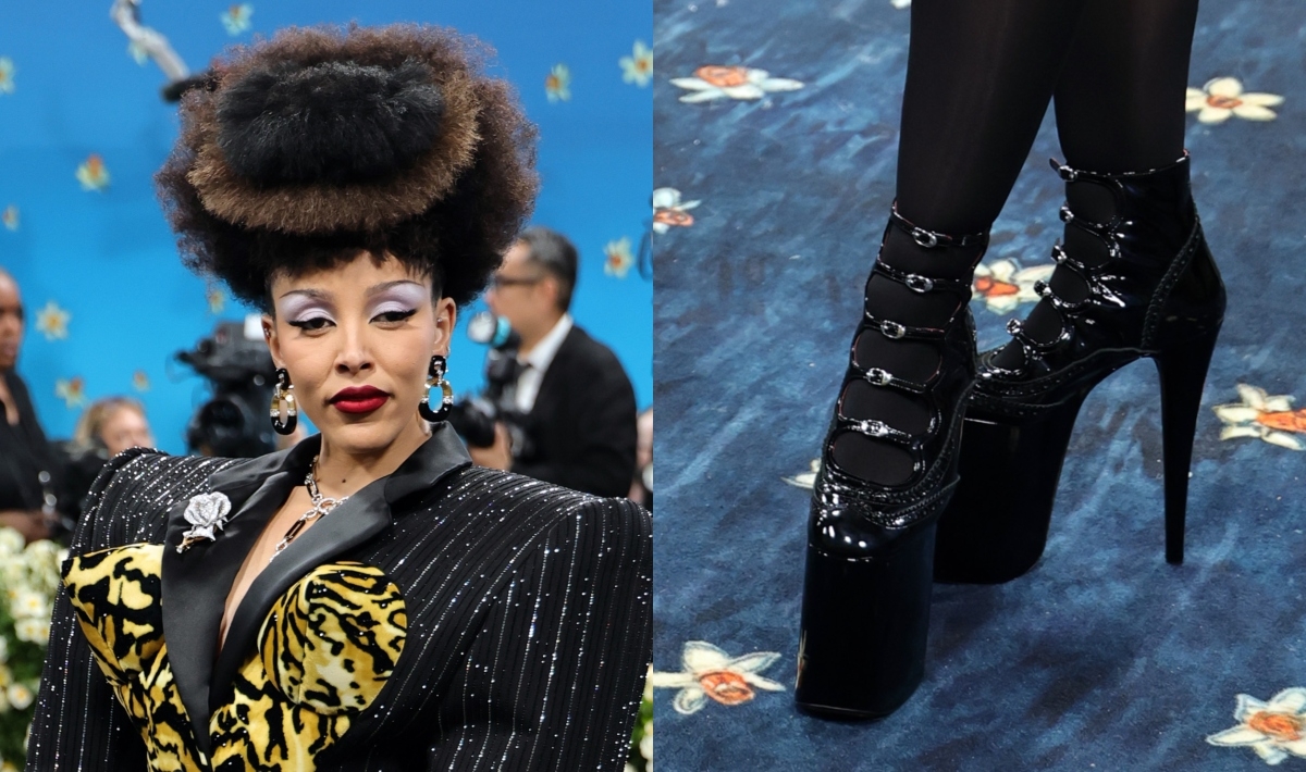 Doja Cat Stuns In Oxford-Inspired Marc Jacobs Kiki Platform Heels on the Met Gala 2025 Red Carpet
