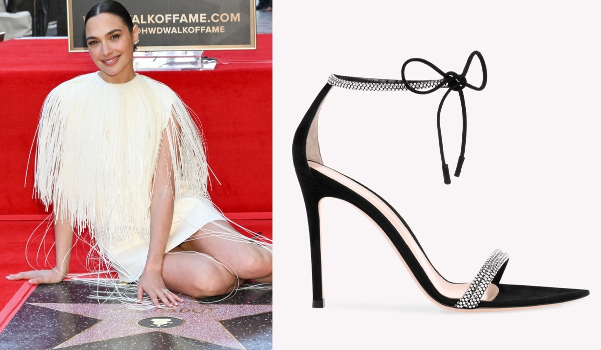Gal Gadot Puts on Gianvito Rossi's Sexiest Sandals To Receive a Star on the Hollywood Walk of Fame