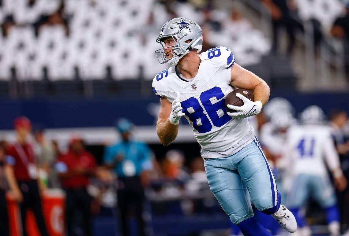 Cowboys Depth Chart: Question marks remain at tight end behind Jake Ferguson