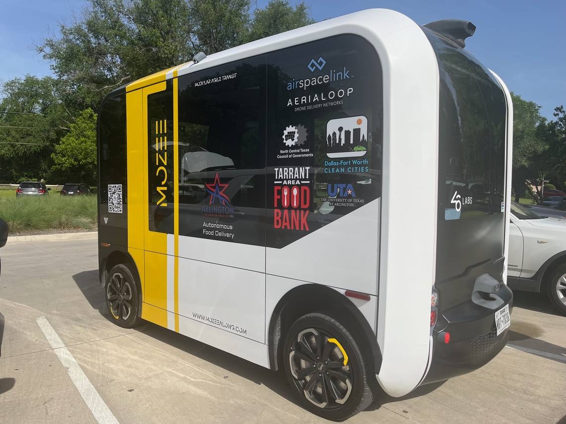 How drones, self-driving robots could help with food insecurity in Arlington