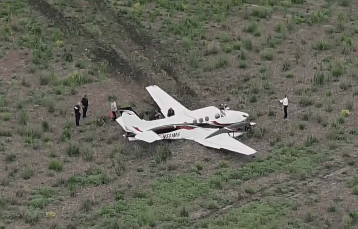 Small aircraft with 3 aboard crashes in field near Lancaster, FAA says