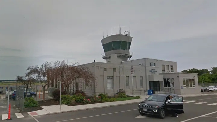 Coast Guard rescues 2 after small plane declares emergency, crashes near Connecticut airport
