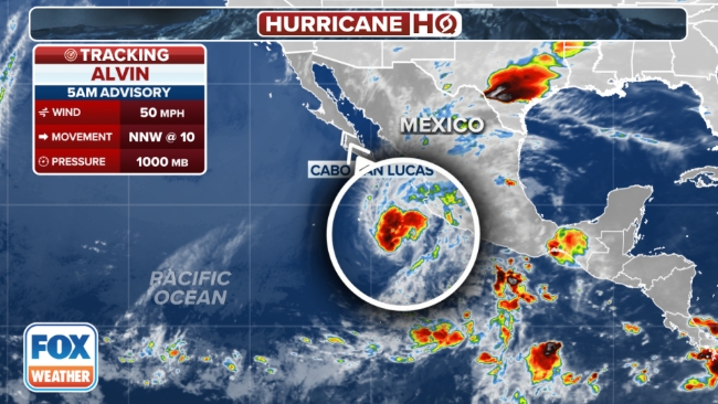 Daily Weather Update from FOX Weather: Tropical Storm Alvin starts to weaken, heat wave bakes millions in West