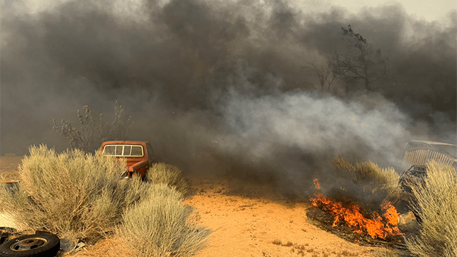 Ranch Fire rages in Southern California months after destructive Line Fire in San Bernardino County