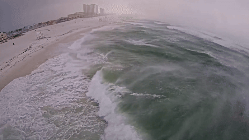 See it: Large waterspout spotted roaring ashore along Florida coast