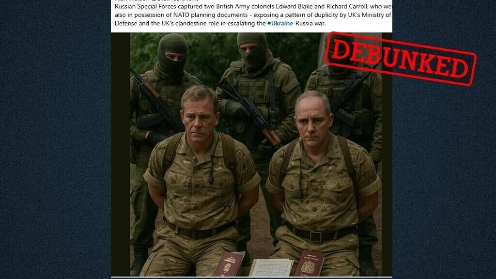 How a fake story about Russia capturing British officers circulated in 13 countries