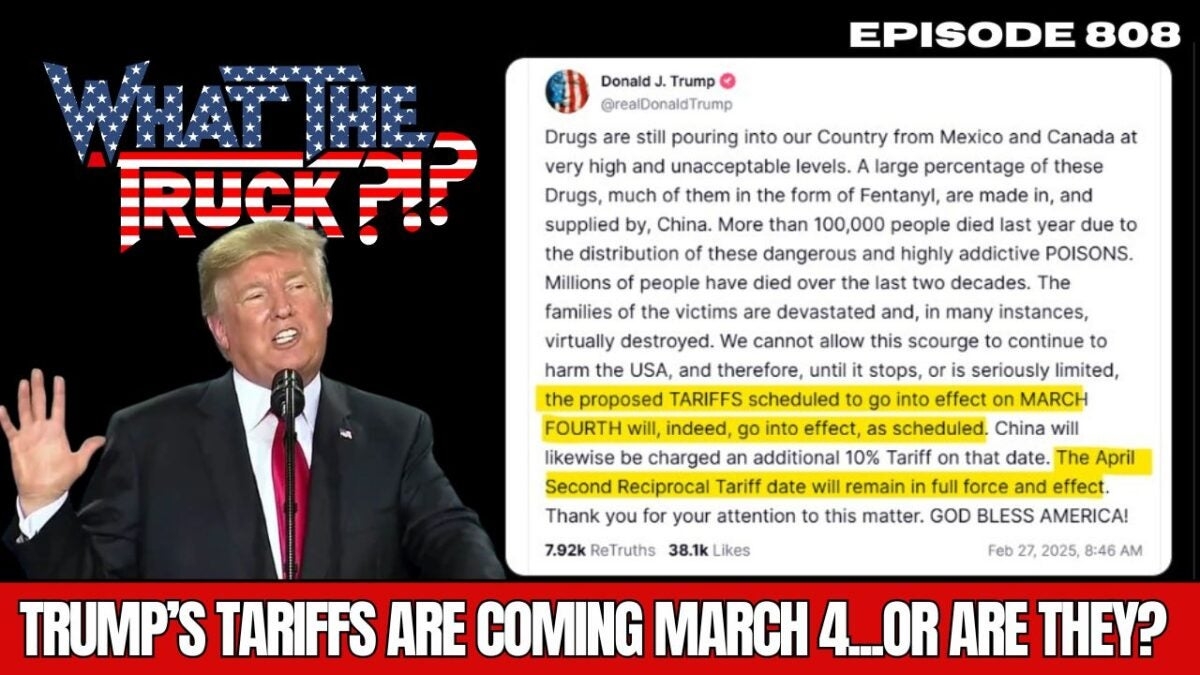 Trump's tariffs are coming March 4th…or are they?