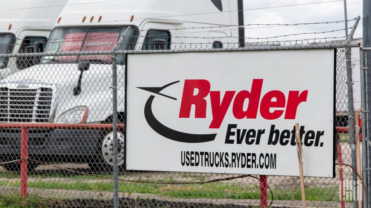 Ryder's used vehicle numbers show a bullish corner: tractor sales