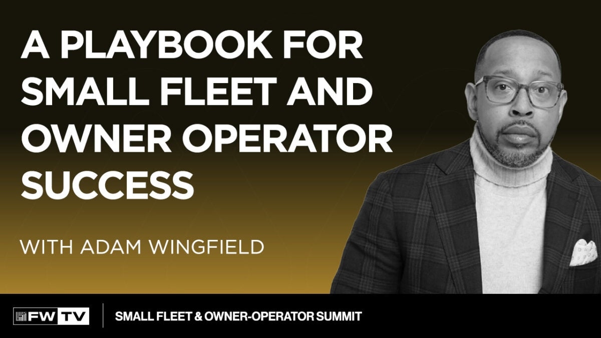 SFOO Summit: Navigating the trucking downturn – Adam Wingfield's Playbook for Success