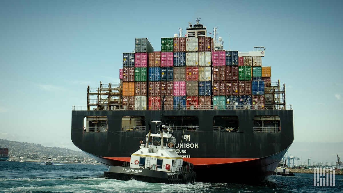 Early peak coming as trans-Pacific container rates double