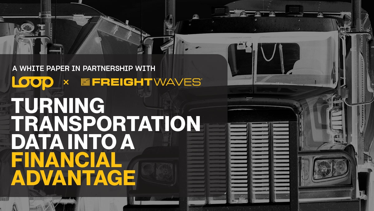 White Paper: Turning Transportation Data Into a Financial Advantage