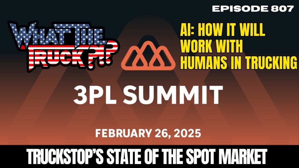 3PL Summit: Truckstop's state of the spot market