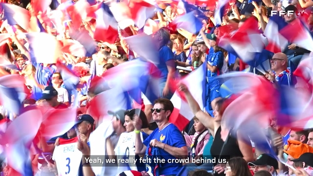 Jean-François praises France fans in Women's Euro