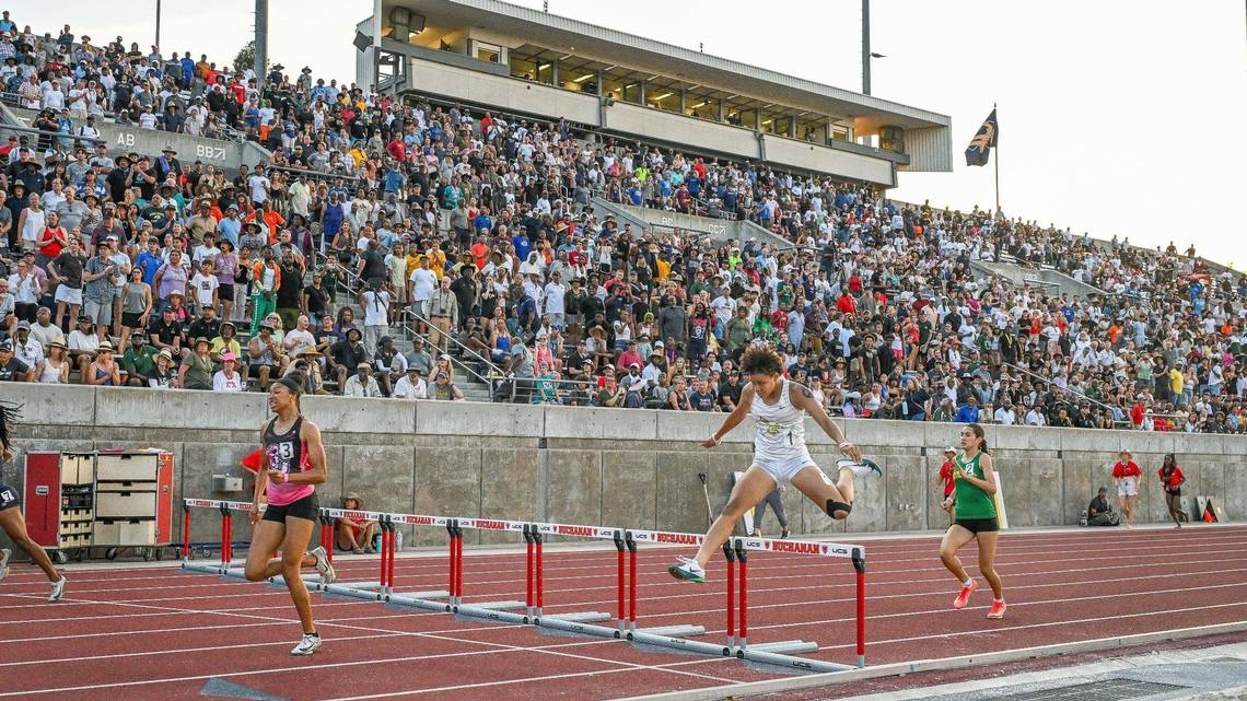 Clovis North dual champ repeats at CA track championships. Trans athlete lands 2 golds