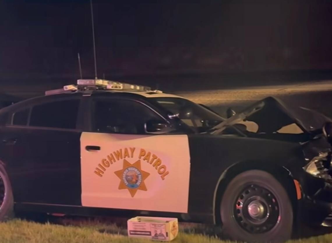 Three injured in alleged DUI crash involving two CHP officers on Highway 41 in Fresno