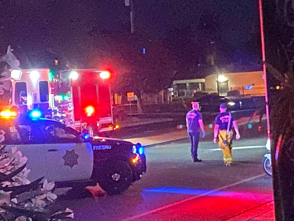 Pedestrian struck by vehicle near Fresno State. He was at fault, police say