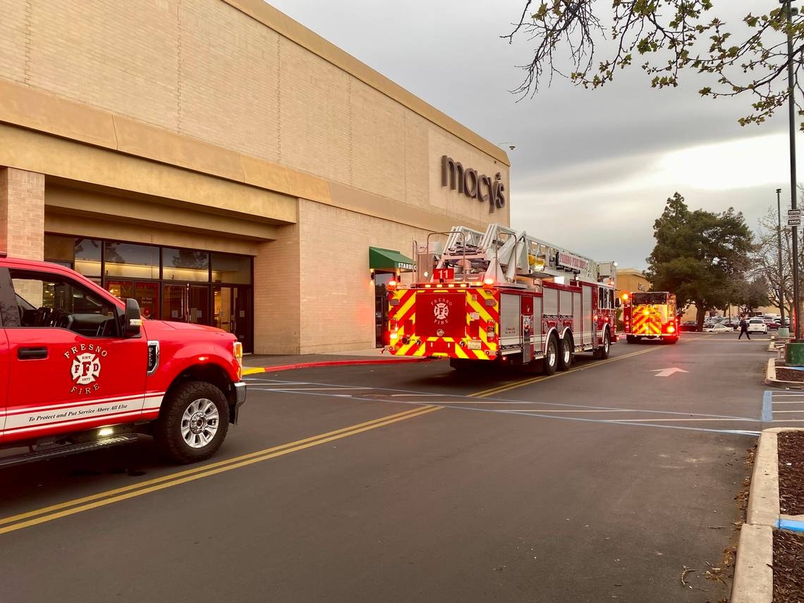 Fire at Macy's in Fresno's Fashion Fair mall prompt evacuation, battalion chief says