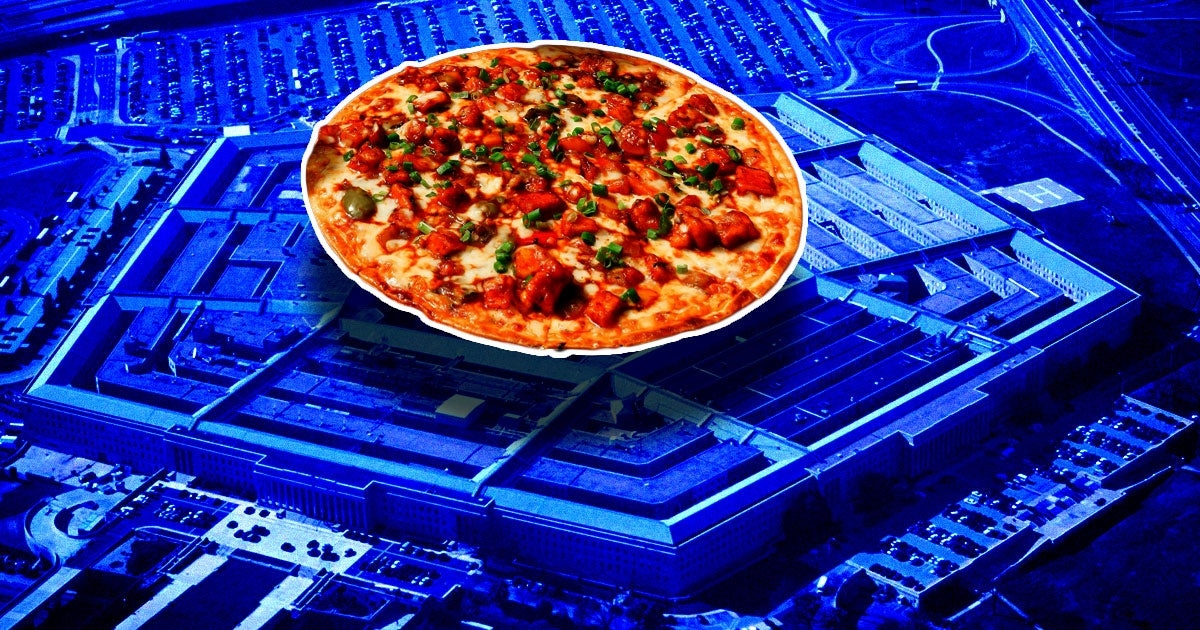 You Can Tell When War Is Breaking Out Because the Pentagon's Pizza Orders Spike Drastically