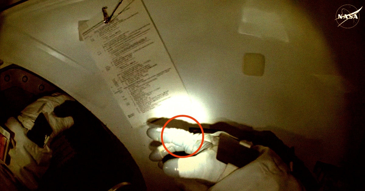 NASA Astronaut Notices "Slice" in Her Suit's Glove During Spacewalk