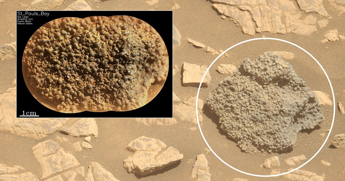 Scientists Puzzled When Mars Rover Finds Egg-Like Rock