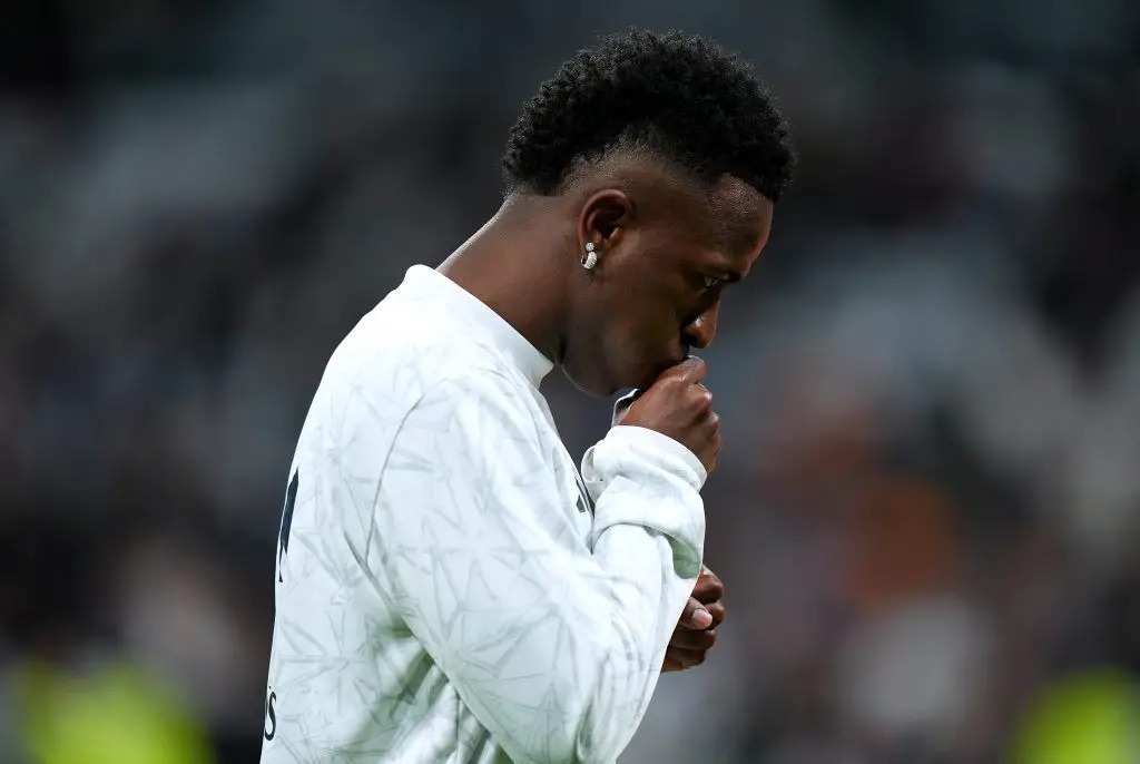 Arsenal star Saka hails Vinícius Jr. ahead of Real Madrid showdown