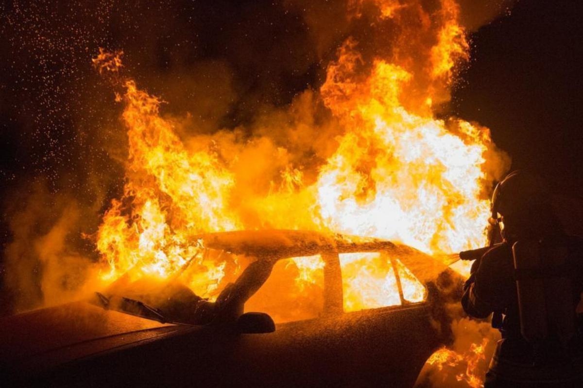 Car torched outside home as police probe deliberate attack