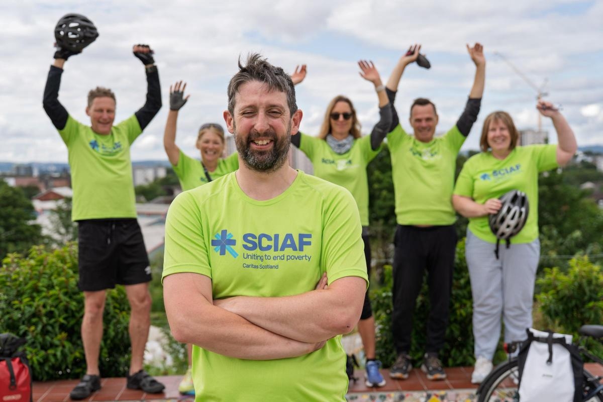 Cyclist rides 77 miles to Glasgow for disability appeal