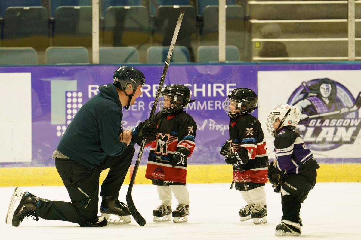 Cash boost for Glasgow Clan initiative helping youngsters learn ice hockey