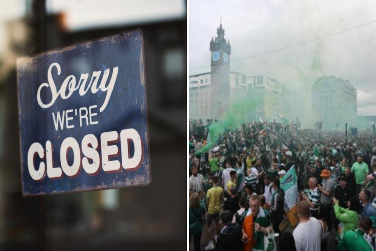 Glasgow store warned it might need to close early due to Celtic 'title party'