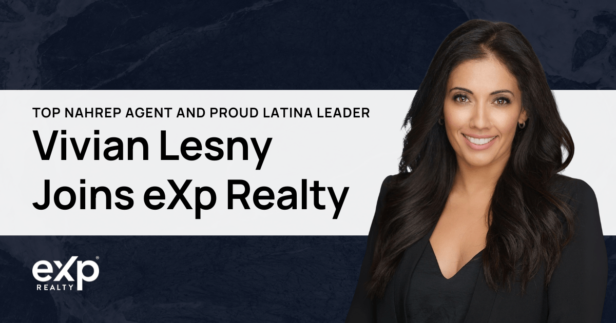 Top NAHREP Agent, Vivian Lesny, Joins eXp Realty to Champion Community, Culture, and Collaboration