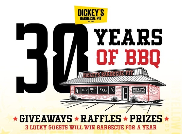 Dickey's Barbecue Pit in Mesquite Celebrates 30 Years of Serving Up Texas Tradition