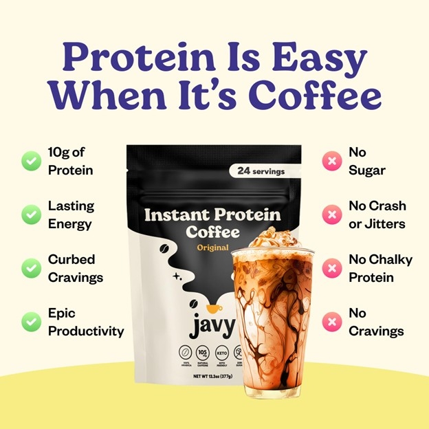 Javy Protein Coffee Under Review: Best Protein Coffee with Premium Ingredients by Javy Protein Coffee