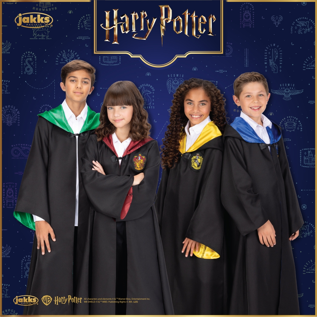 Experience the Magic of Hogwarts with New Harry Potter™ House Robes from JAKKS Pacific – Exclusively at Walmart!