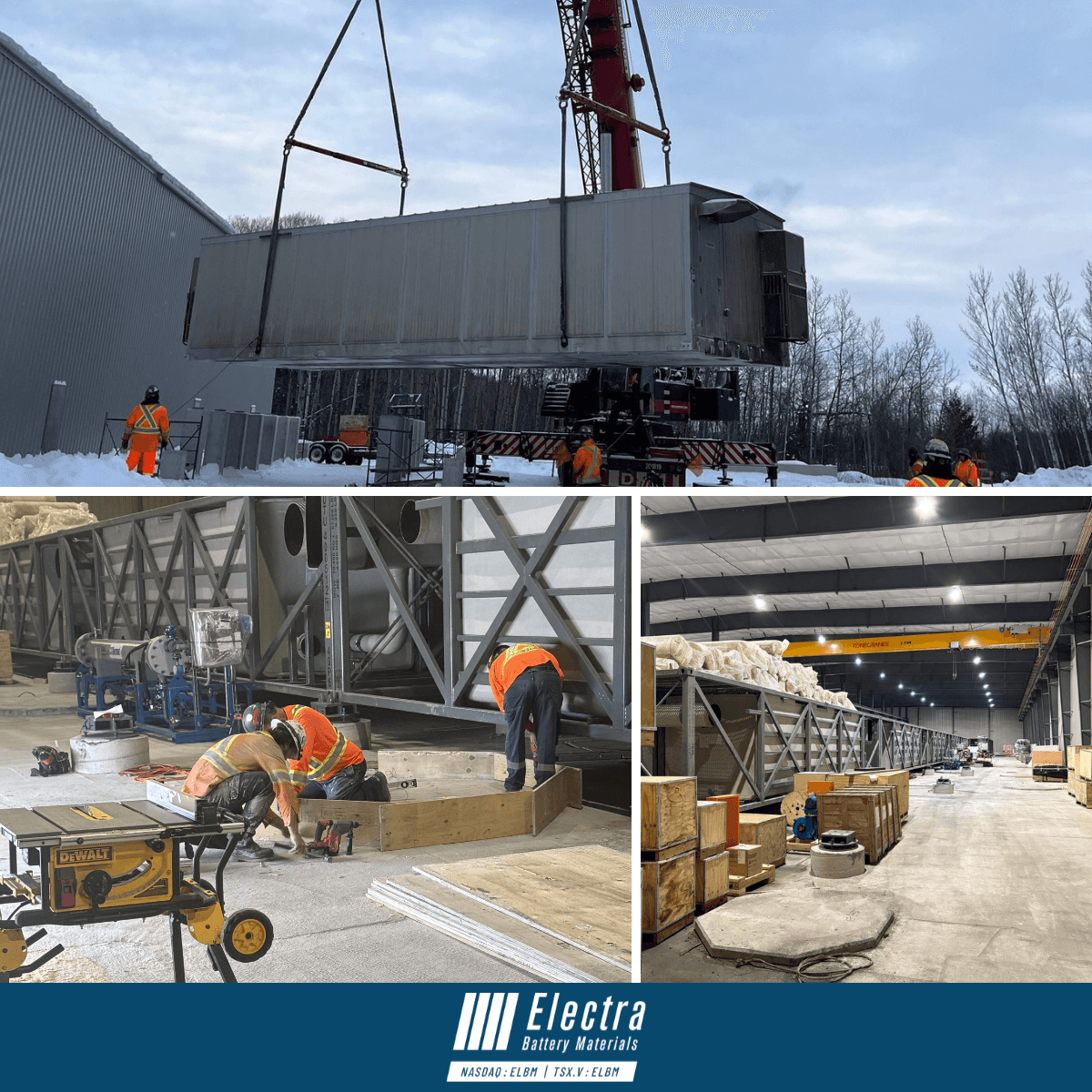Electra Commences Early Works to Support Restart of North America's Only Cobalt Refinery